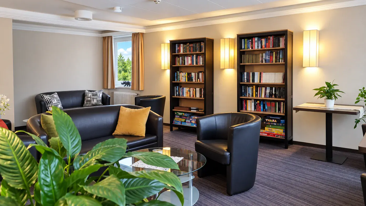 Gemütliche Lese-Lounge